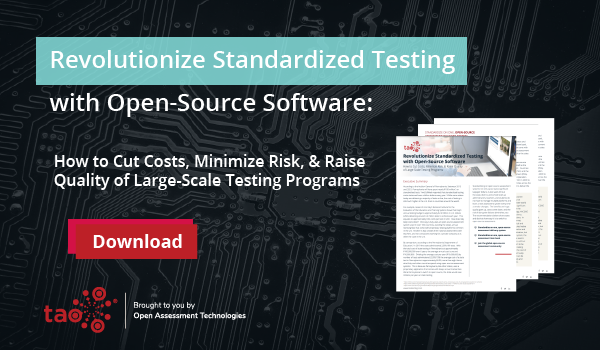 Download the white paper to learn more about the recommendations we’re making for states and districts considering moving to an open source assessment system.