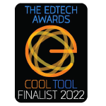 Banner de finalista del premio Edtech Cool Tool