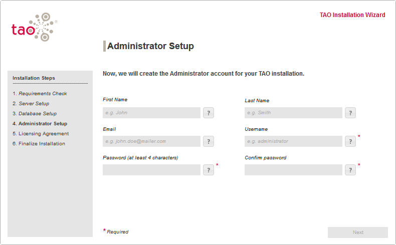 Admin-Setup